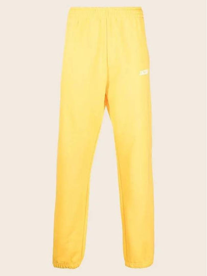 Le Jogging Logo Print Cotton Track Pants Yellow - JACQUEMUS - BALAAN 2