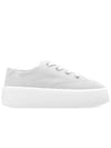 Suede Platform Low Top Sneakers Grey - MAISON MARGIELA - BALAAN 1