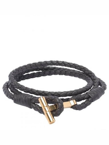 T Logo Plaque Bracelet Tan - TOM FORD - BALAAN 1