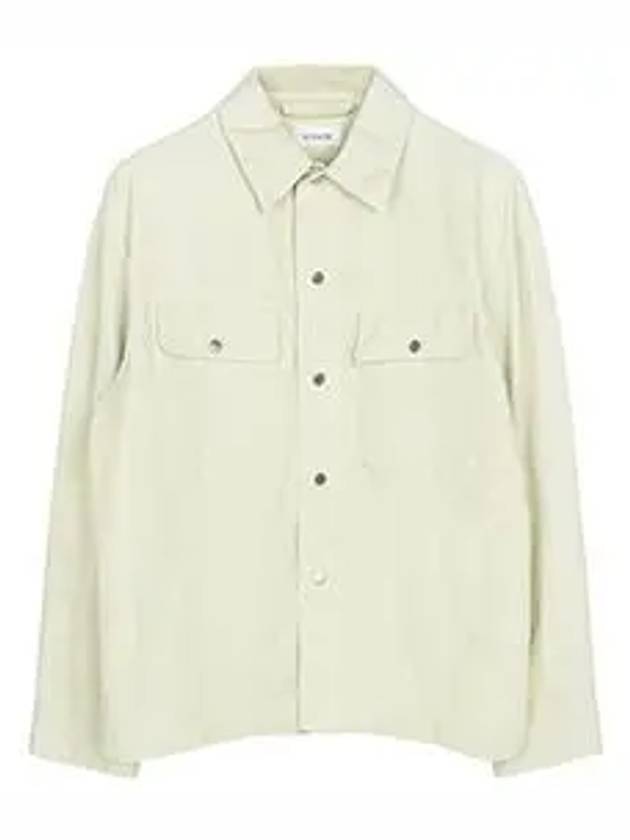 Trucker Overshirt Jacket Light Sage - LEMAIRE - BALAAN 6