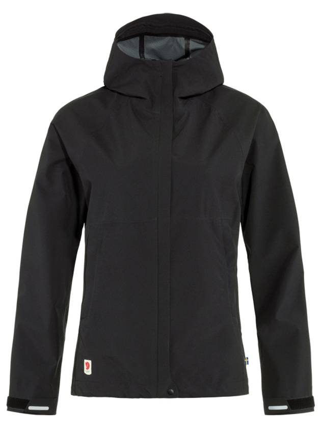 Women's High Coast Hydratic Trail Jacket Black - FJALL RAVEN - BALAAN 2