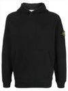 Compass Logo Patch Hoodie Black - STONE ISLAND - BALAAN 2