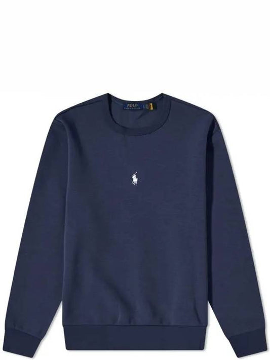 Embroidered Pony Logo Sweatshirt Navy - POLO RALPH LAUREN - BALAAN 2