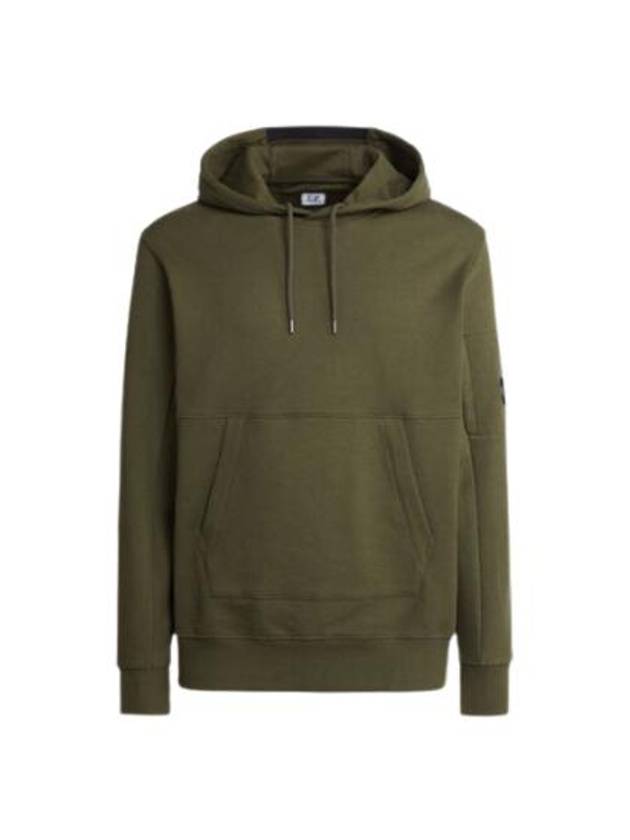 Diagonal Raised Fleece Hoodie Ivy Green - CP COMPANY - BALAAN 2