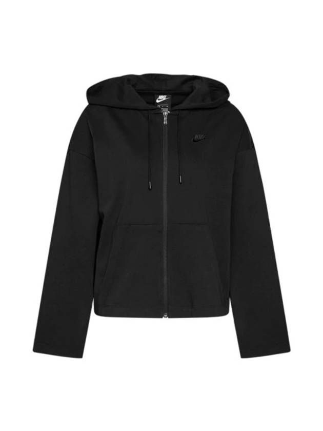 French Terry Zip-Up Hoodie Black - NIKE - BALAAN 1