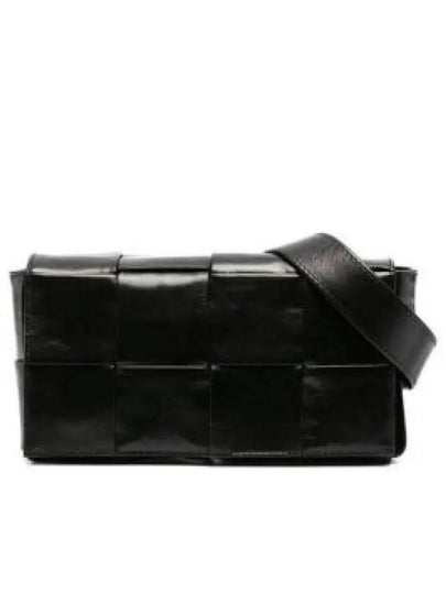 Intrecciato Cassette Mini Belt Bag Black - BOTTEGA VENETA - BALAAN 2