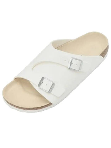 Zurich BF Slippers Narrow White - BIRKENSTOCK - BALAAN 1