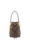 Mon Tresor Small Bucket Bag Brown - FENDI - BALAAN 2