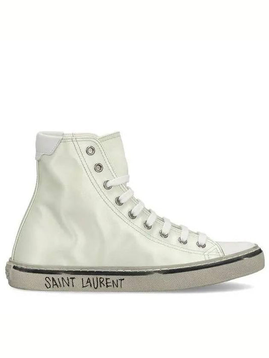 Malibu High Top Sneakers White - SAINT LAURENT - BALAAN 2