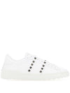 Rockstud Low Top Sneakers White - VALENTINO - BALAAN 1