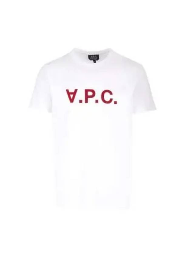 VPC Logo Organic Cotton Short Sleeve T-Shirt White - A.P.C. - BALAAN 2