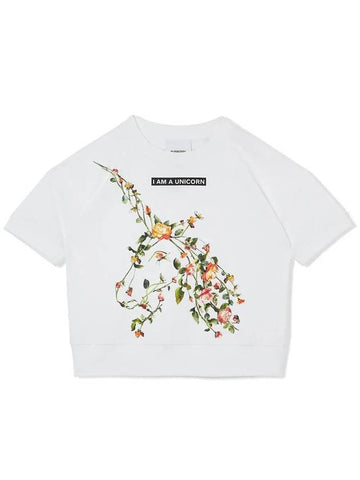 12th Anniversary Kids Women s Unicorn Flower T Shirt 8038442 - BURBERRY - BALAAN 1