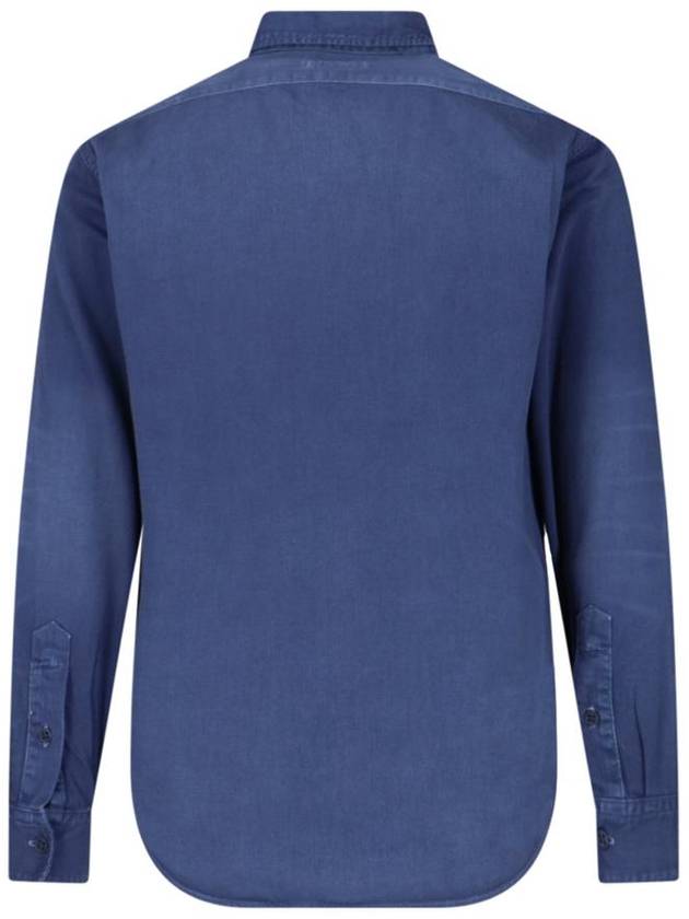 Long Sleeve Shirt 710 935471002 BLUE - POLO RALPH LAUREN - BALAAN 3