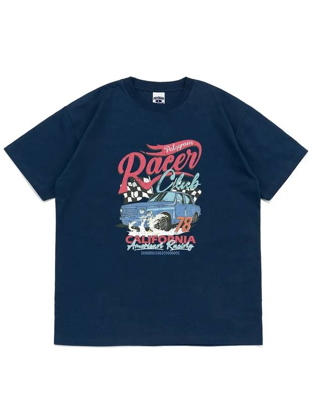 RACER CLUB T SHIRTS DARK BLUE - POLYGRAM - BALAAN 2