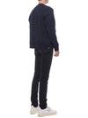 Classic V-Neck 4 Bar Stripe Cardigan Navy - THOM BROWNE - BALAAN 7