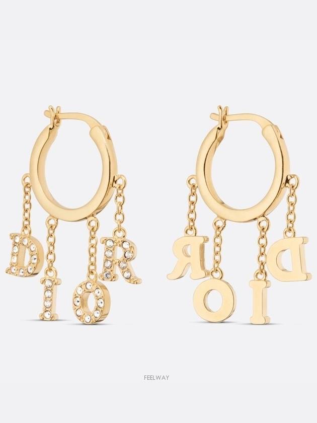 Revolution Earrings Gold - DIOR - BALAAN 3