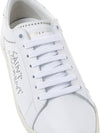 Women's SL 08 Smooth Leather Low Top Sneakers Blanc Optic - SAINT LAURENT - BALAAN.