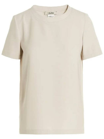 23FW TESSILE Caddy Tshirt Sand Beige 2391110531 002 - MAX MARA - BALAAN 1