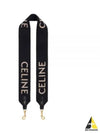 Jacquard Long Wool Bag Strap Black White - CELINE - BALAAN 2