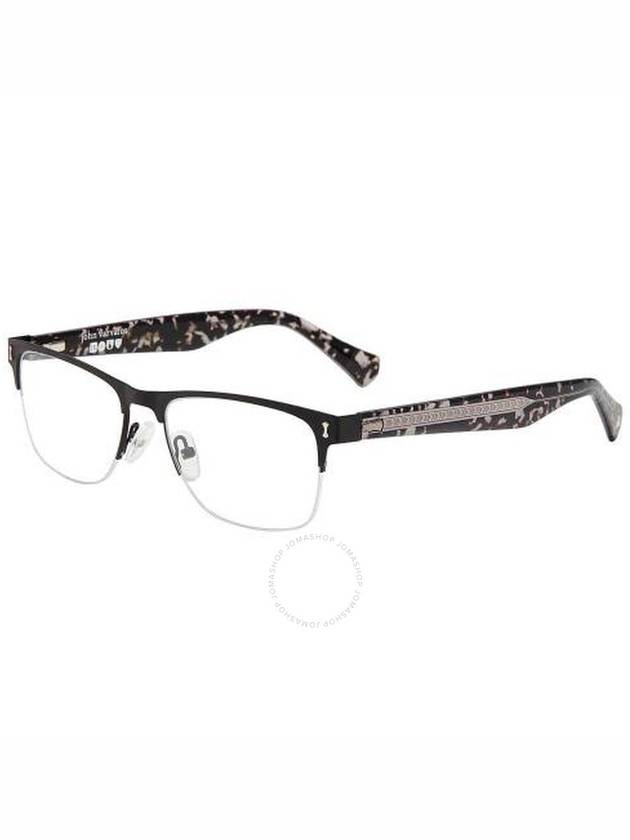 John Varvatos Demo Rectangular Men's Eyeglasses V181 0BLA 54 - JOHN VARVATOS - BALAAN 1