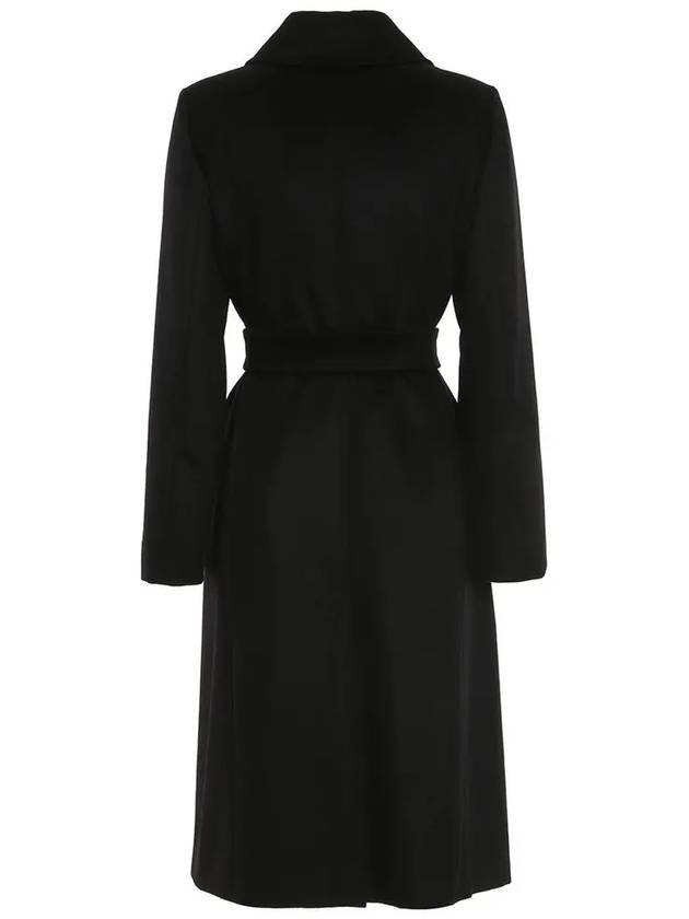 Women's Bcollag Wool Double Coat Black - MAX MARA - BALAAN 4