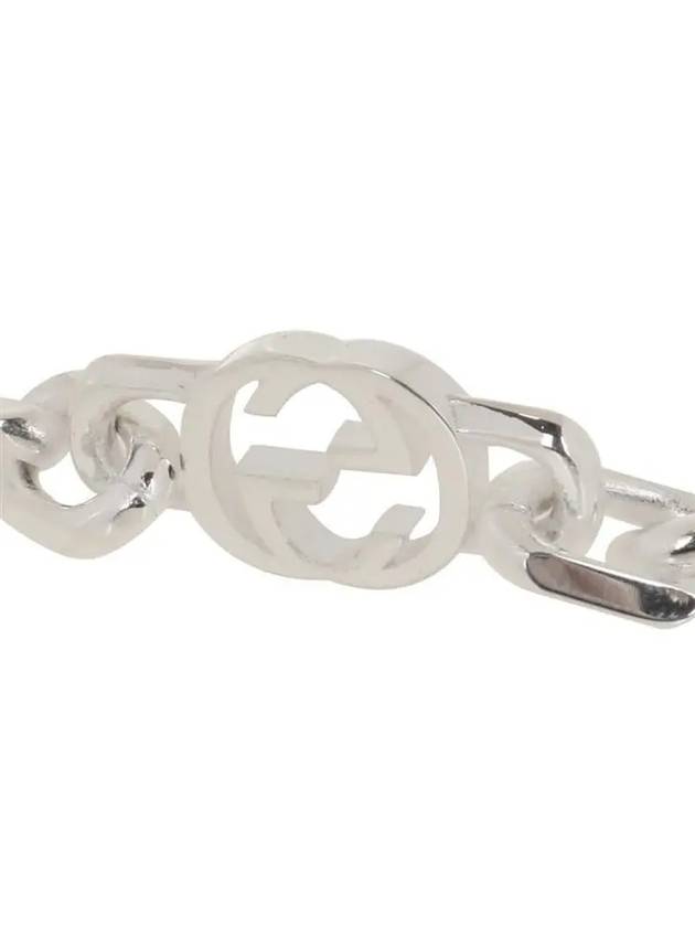 Interlocking G Silver Bracelet YBA620798002 620798 - GUCCI - BALAAN 3