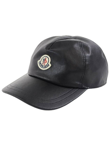 Logo Patch Ball Cap 3B00015 5966Z 999 - MONCLER - BALAAN 1