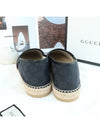 GG Canvas Espadrilles Black - GUCCI - BALAAN.