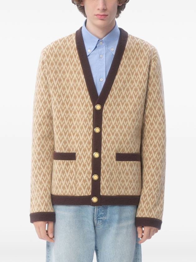 Valentino Garavani Sweaters Beige - VALENTINO - BALAAN 3