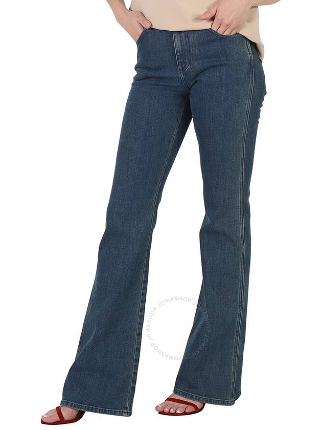 Denim Flare Jeans Dusky Blue - CHLOE - BALAAN 4