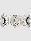 Double G Flower Ring Silver - GUCCI - BALAAN 6