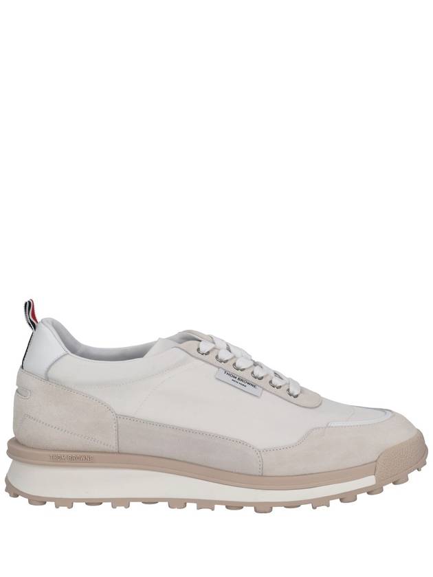 Alumni Eco Nylon Sneaker Tonal White Fun Mix - THOM BROWNE - BALAAN 2