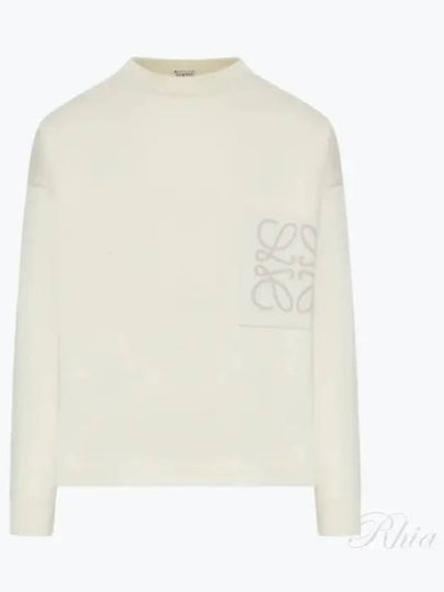 Cotton Blend Sweatshirt White - LOEWE - BALAAN 2