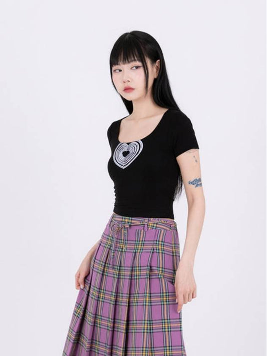Lovely Chic Checkered Midi Skirt - NAAIEEN - BALAAN 1
