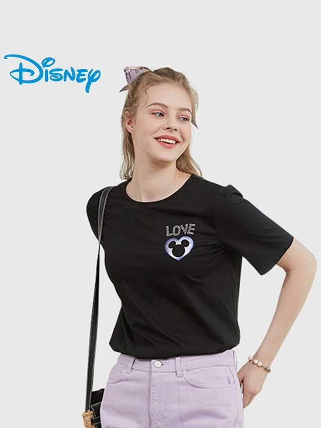 Logo Printing Cotton Short Sleeve Round T-Shirt HL2LTS100 - DISNEY GOLF - BALAAN 2