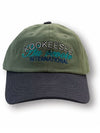 Two Tone Vintage Washing Ball Cap Khaki Charcoal - KOOKEESEE - BALAAN 2