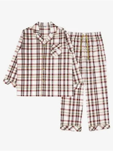 UNDERWEAR Trendy Check Men s Pajama Set FI4PJF6640MDWN - FILA - BALAAN 1