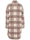 12Th Anniversary Gabriel Check Wool Single Coat Beige - ISABEL MARANT - BALAAN 4