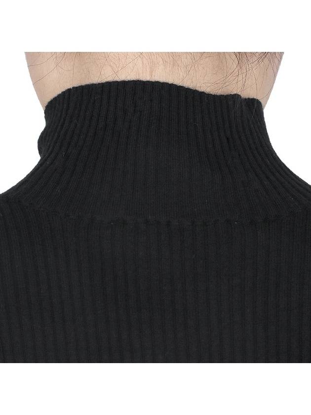 Bold Fox Head Patch Turtleneck Black - MAISON KITSUNE - BALAAN 9