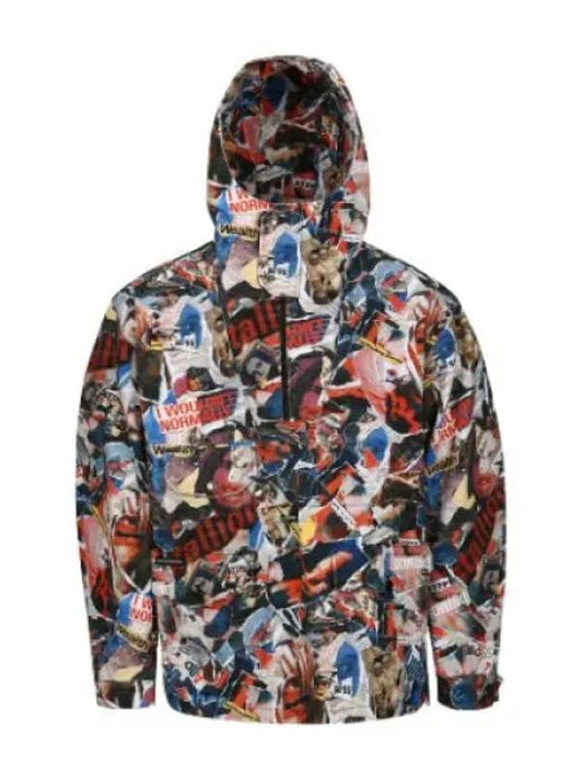 Unisex Magazine Printed Anorak Jacket Jumper - ANDERSSON BELL - BALAAN 1