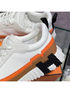 Bouncing Low Top Sneakers White Orange - HERMES - BALAAN 3