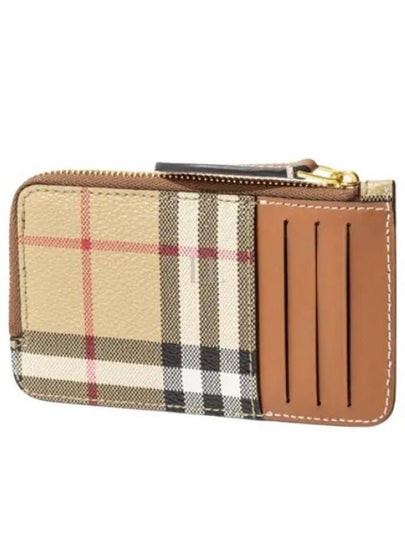 Check Card Wallet Archive Beige - BURBERRY - BALAAN 2