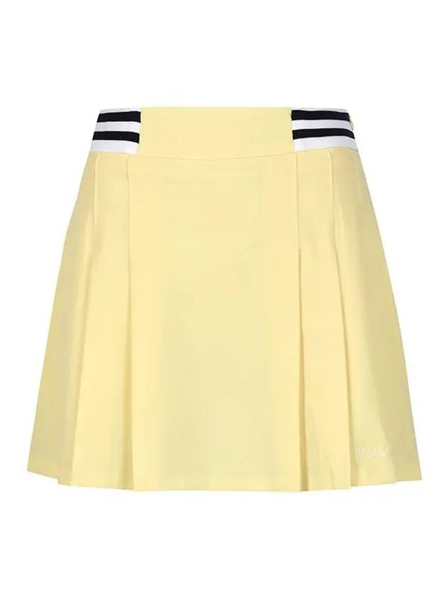 Waist color matching pleated mini skirt MW4MS609 - P_LABEL - BALAAN 7