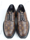 LV Black Ice Monogram Derby Shoes 6 5 255 - LOUIS VUITTON - BALAAN 9