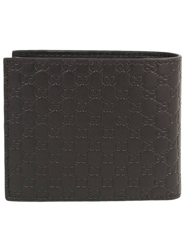 Micro GG Ssima Bifold Wallet Black - GUCCI - BALAAN 3