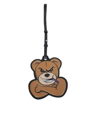 Bear Patch Keyholder Brown - MONCLER - BALAAN 2