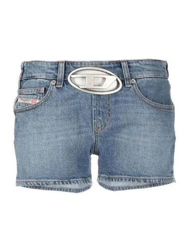 De Lyla Denim Shorts Blue - DIESEL - BALAAN 1