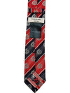 Anchor Stripe Silk Tie Black Red - THOM BROWNE - BALAAN 8