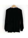 SPMRGOSN Unisex Basic Plain Round Long Sleeve Tee Black - SUPENER - BALAAN 2