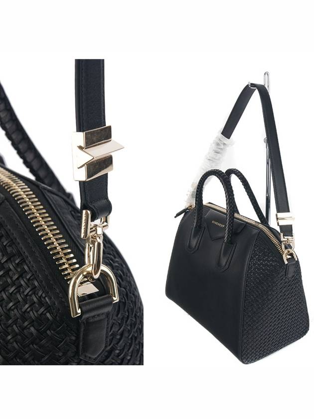 13L5100 410 100 Black Lattice Twisted Antigona Medium - GIVENCHY - BALAAN 4